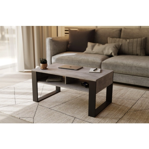 Stolik kawowy ST7 Beton Prostokątny Nowoczesny Loft